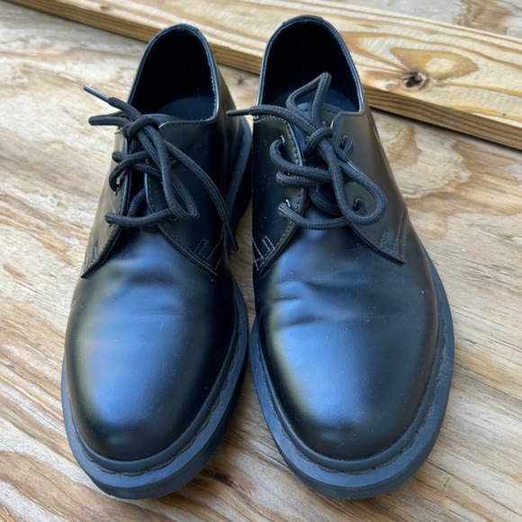 Dr. Martens 1461 Mono oxford shoes PRISTINE Mens' US 8 - Picture 4 of 5